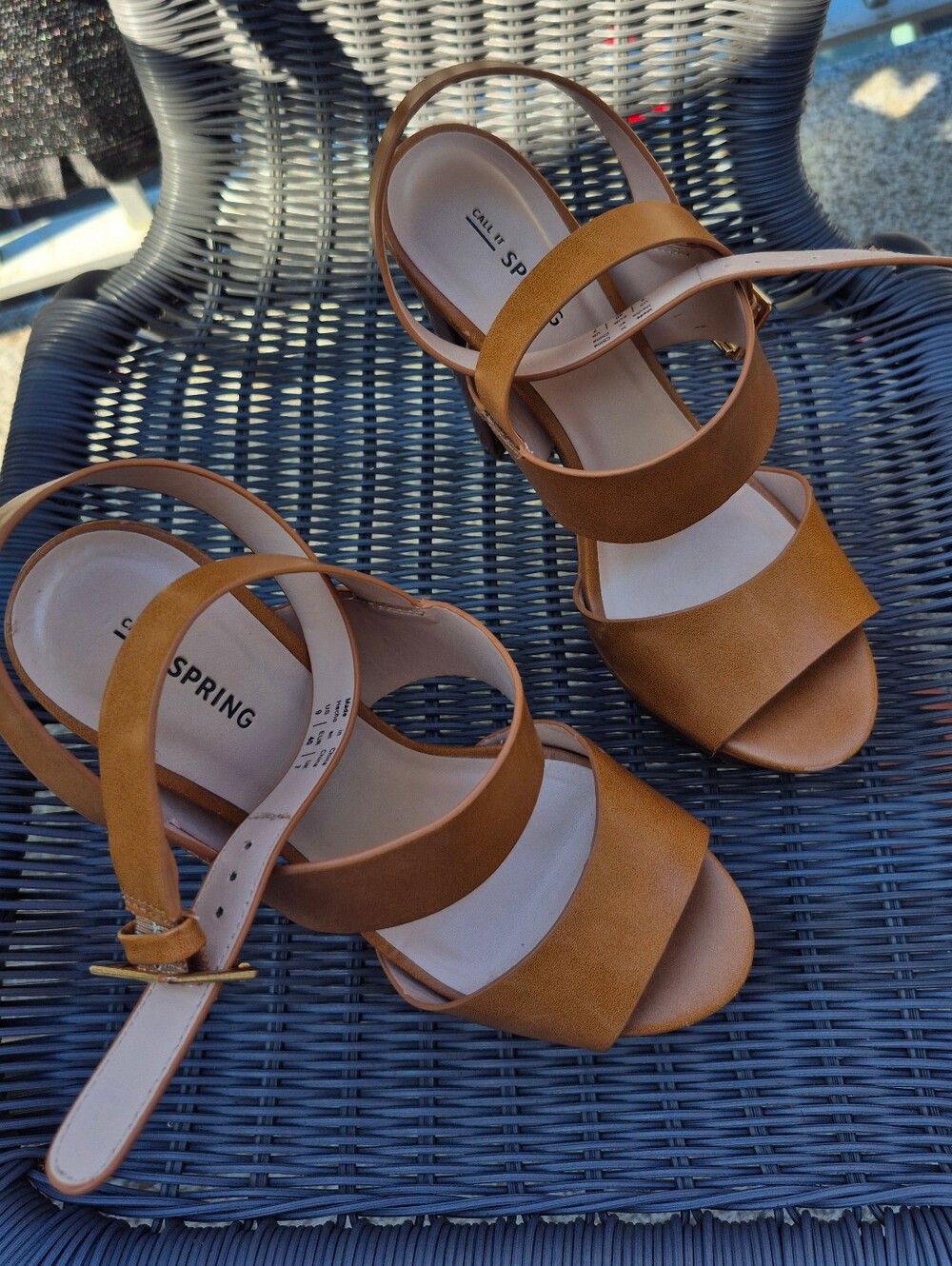 Call It Spring Tan Platform Heels - Picture 9 of 9